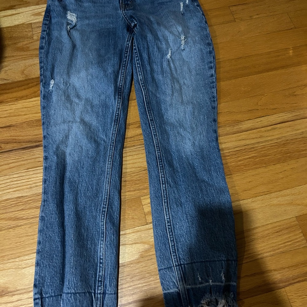 Abercrombie & Fitch Blue Straight Leg Jeans